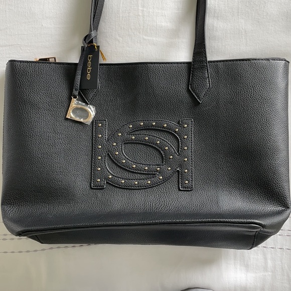 Black Bebe Oliver Tote With Pouch - Picture 3 of 8